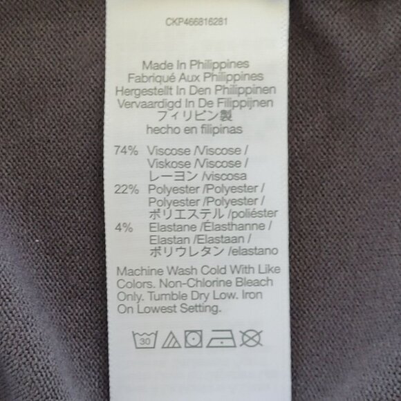 Madewell Dreamiest Knit Long Sleeve Tee Womens Size M Gray NWT - Picture 5 of 5